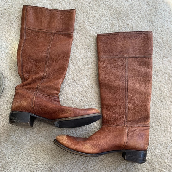 Prada Leather Riding Boots - Picture 3 of 8